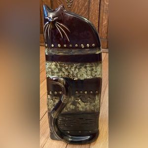 🐈‍⬛ Vintage modernist tall cat vase